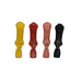 3.5" Three Dot Fritted Chillum Hand Pipe - Mixed Color Jar - (35 Count)-Glass Chillums