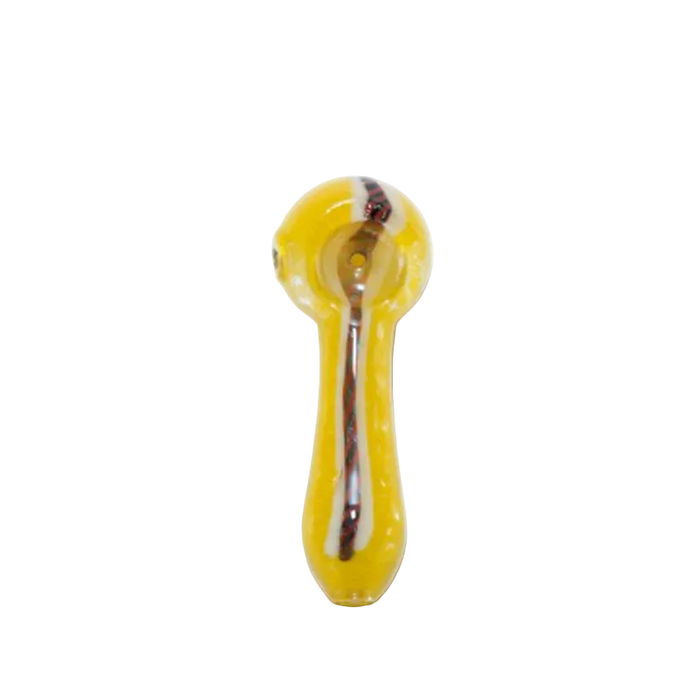 4" Double Stripe Glass Hand Pipe - (1 Count)-Hand Pipes, Rigs, & Bubblers