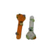 4" Flower Design Hand Pipe - Color May Vary - (2 Count)-Hand Pipes, Rigs, & Bubblers