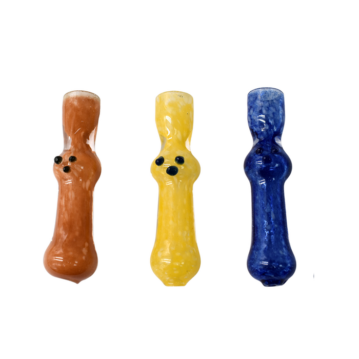 4" Frit Hitter Chillum Hand Pipe - (4 Count)-Hand Pipes, Rigs, & Bubblers