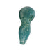 4″ Ocean Teal & Yellow Frit Spotted Glass Hand Pipe - (1 Count)-Hand Pipes, Rigs, & Bubblers