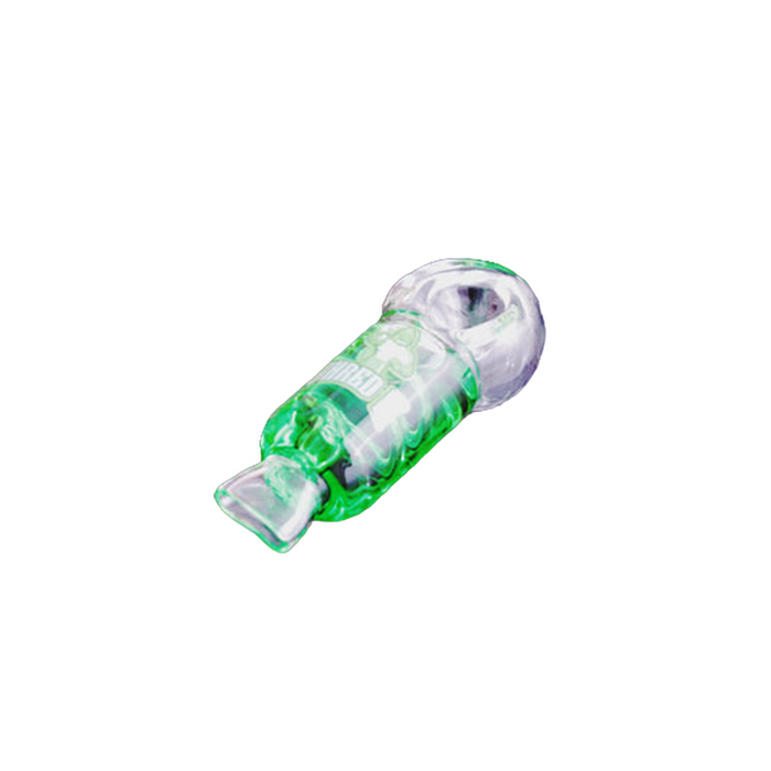 4" Shred It Glycerine Chilled Glass Water Pipe - (1 Count) Green-Water Pipes