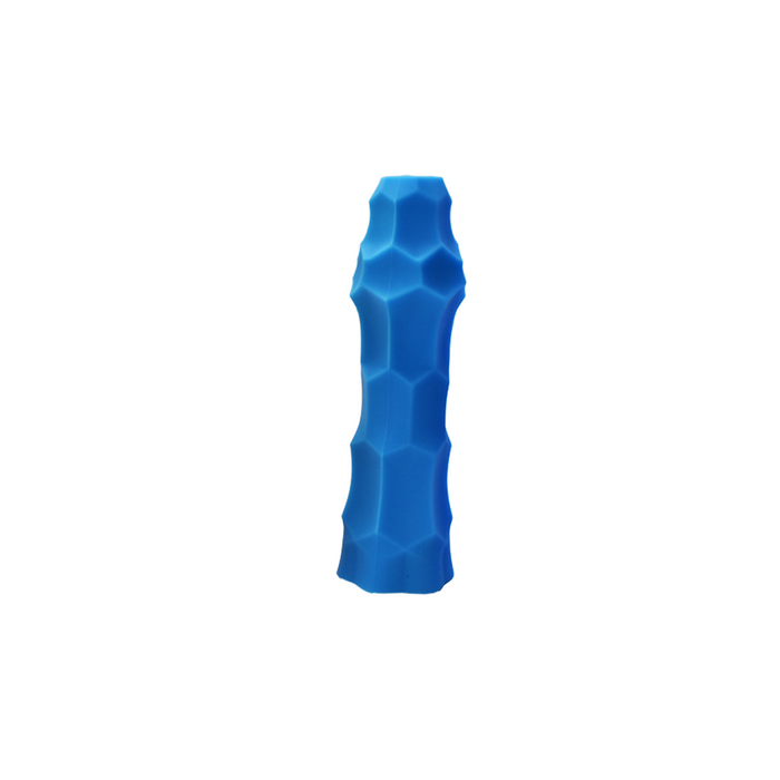 4" Silicone Geometric Hand Pipe - Color May Vary - (1, 5 OR 10 Count) 1 Count-