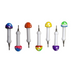 4" Silicone Mushroom Dab Straw - (1 Count)-Hand Pipes, Rigs, & Bubblers