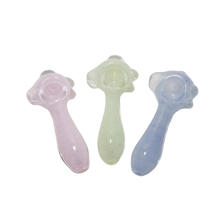 4" Slime Drop Glass Hand Pipe - (1 Count)-Hand Pipes, Rigs, & Bubblers