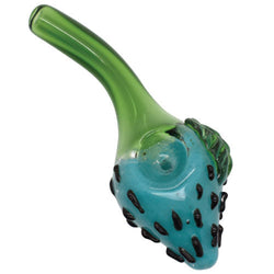 4" Strawberry Chillum - Design May Vary - (1, 5, or 10 Count)-Hand Glass, Rigs, & Bubblers