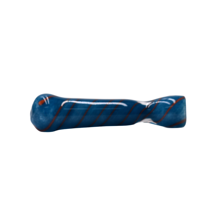 4" Swirled Frit Chillum Hand Pipe - Various Colors (4 Count)-Hand Pipes, Rigs, & Bubblers
