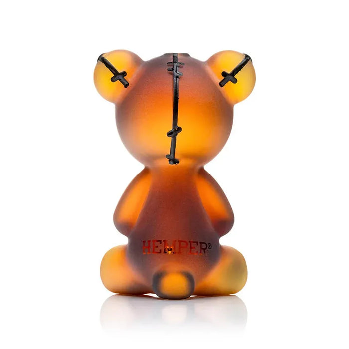4.3” Hemper Scare Bears Teddy Bear Hand Pipe - (1 Count)-Hand Pipes, Rigs, & Bubblers