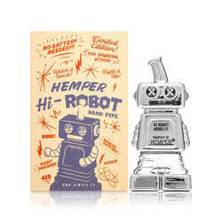 4.4” Hemper Hi-Robot Hand Pipe - (1 Count)-Hand Pipes, Rigs, & Bubblers