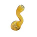 4.5″ Fumed Amber S-Curve Sherlock Glass Hand Pipe - (1 Count)-Hand Pipes, Rigs, & Bubblers