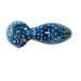 4.5" Large Blue Bub Oyster Glass Hand Pipe - (1 Count)-Hand Pipes, Rigs, & Bubblers