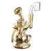 4.5" Mj Arsenal Hydra Mini Dab Rig - Gold - (1 Count)-Hand Glass, Rigs, & Bubblers