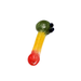 4.5" Rasta Frit Hand Pipe - (1 Count)-Hand Glass, Rigs, & Bubblers