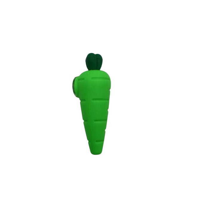 4.5" Silicone Carrot Hand Pipe - (1 Count)-Hand Pipes, Rigs, & Bubblers