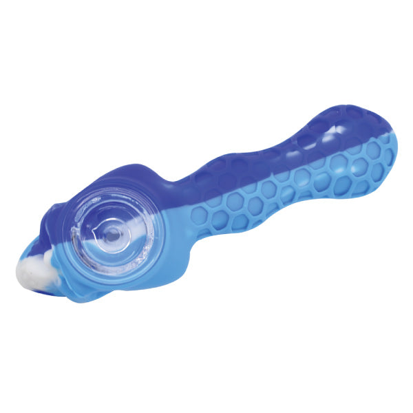 4.5" Silicone Skull Handpipe - Color May Vary - (1 Count)-Hand Pipes, Rigs, & Bubblers