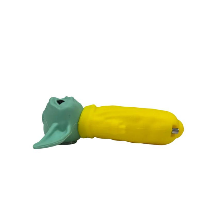 4.5" Silicone Yoba Handpipe with storage - Colors May Vary - (1 Count)-Hand Pipes
