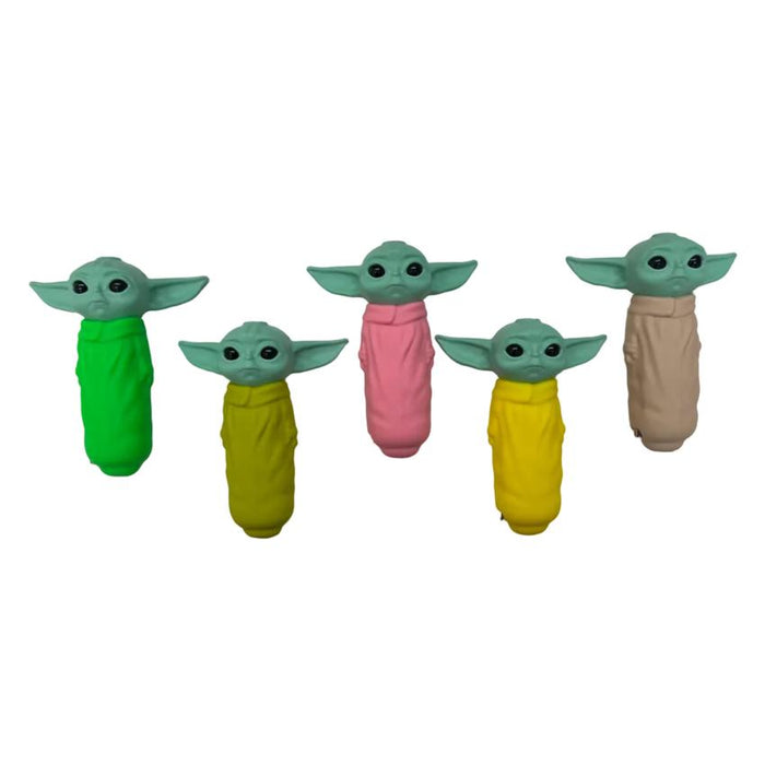 4.5" Silicone Yoba Handpipe with storage - Colors May Vary - (1 Count)-Hand Pipes