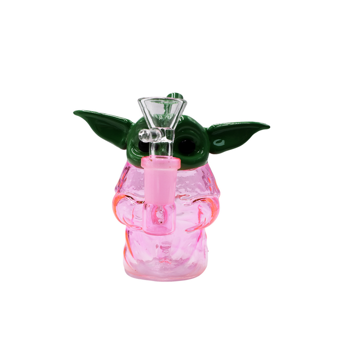 4.5" Space Alien Mini Rig Waterpipe - Color and Design May Vary - (1 Count)-Hand Pipes, Rigs, & Bubblers