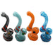 4.5" Spiral Color Stand Up Bubbler - Design And Color May Vary - (1 Count)-Hand Pipes, Rigs, & Bubblers