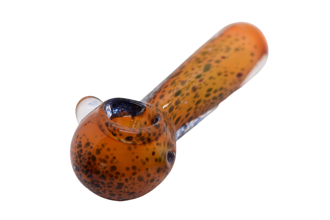 4.5" Spotted Fume Knocker Hand Glass - (1 Count)-Hand Glass, Rigs, & Bubblers