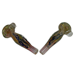 4.5" Swirl Design Hand Pipe - Design May Vary - (1 Count)-Hand Glass, Rigs, & Bubblers