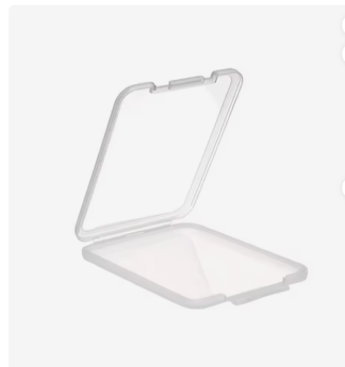 4.5mm Clear Slim Shatter Container SD Card Case (100 Count)-Concentrate Containers and Accessories