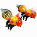 5" Flying Bee Glass Hand pipe - Design May Vary - (1 Count)-Hand Glass, Rigs, & Bubblers
