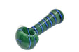 5" Green Tube Spiral Net Hand Glass - (1, 5, or 10 Count)-Hand Glass, Rigs, & Bubblers