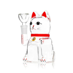 5" Hemper Lucky Money Cat Bong - (1 Count)-Hand Pipes, Rigs, & Bubblers