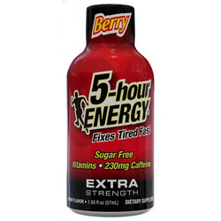 5 Hour Energy Shot Extra Strength - Berry 1.93 oz - (12 Count Display)-Dietary Supplements