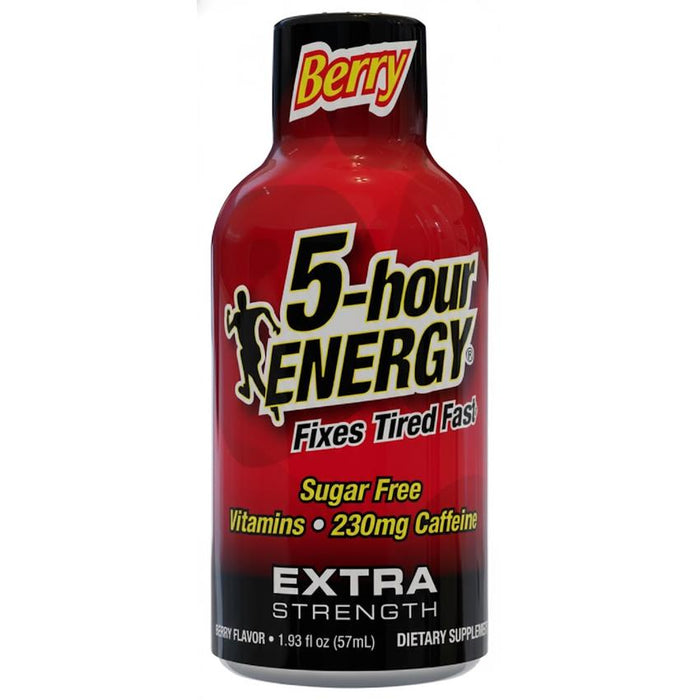 5 Hour Energy Shot Extra Strength - Berry 1.93 oz - (12 Count Display)-Dietary Supplements