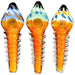5" Ice Cream Hand Glass - Design May Vary - (2 Count)-Silicone Hand Pipe