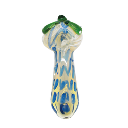5" Insect Marble Hand Pipe - (1 Count)-Hand Glass, Rigs, & Bubblers