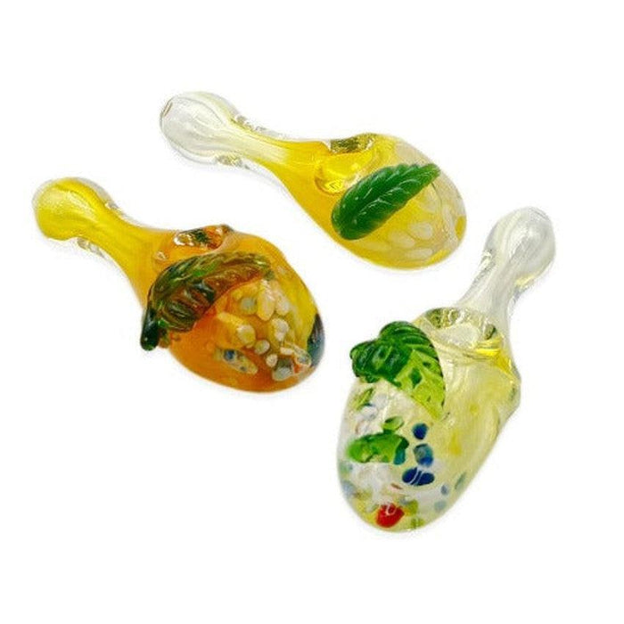 5" Mini Leaf Hand Pipe - Design May Vary - (1 Count)-Hand Pipes, Rigs, & Bubblers