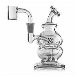 5" Mj Arsenal Royale Mini Dab Rig - Gold or Clear - (1 Count)-Hand Glass, Rigs, & Bubblers