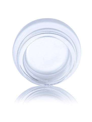 5 mL Frosted White Glass Concentrate Container With White Cap - (126 Count)-Concentrate Containers and Accessories