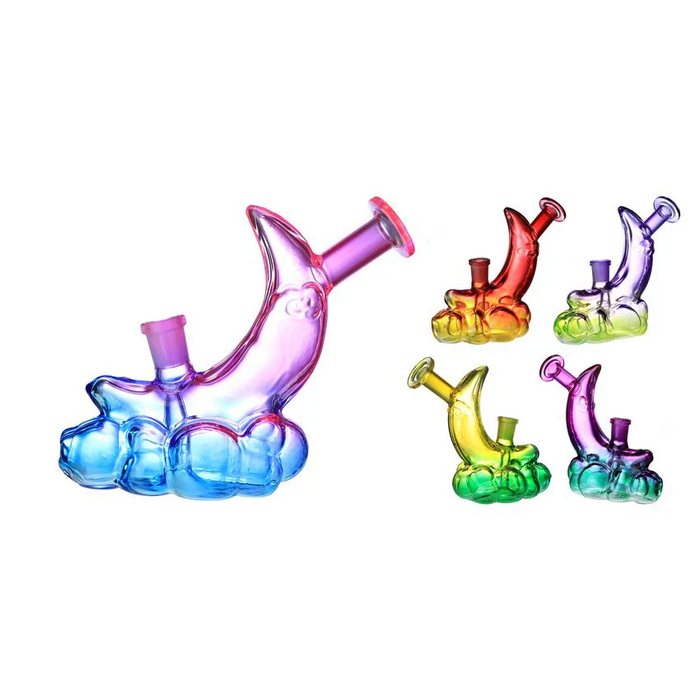 5" Moon In The Clouds Waterpipe - Colors May Vary (1 Count)