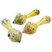 5" Pointy Frit Designed Hand Pipe - Design And Color May Vary - (1 Count)-Hand Pipes, Rigs, & Bubblers