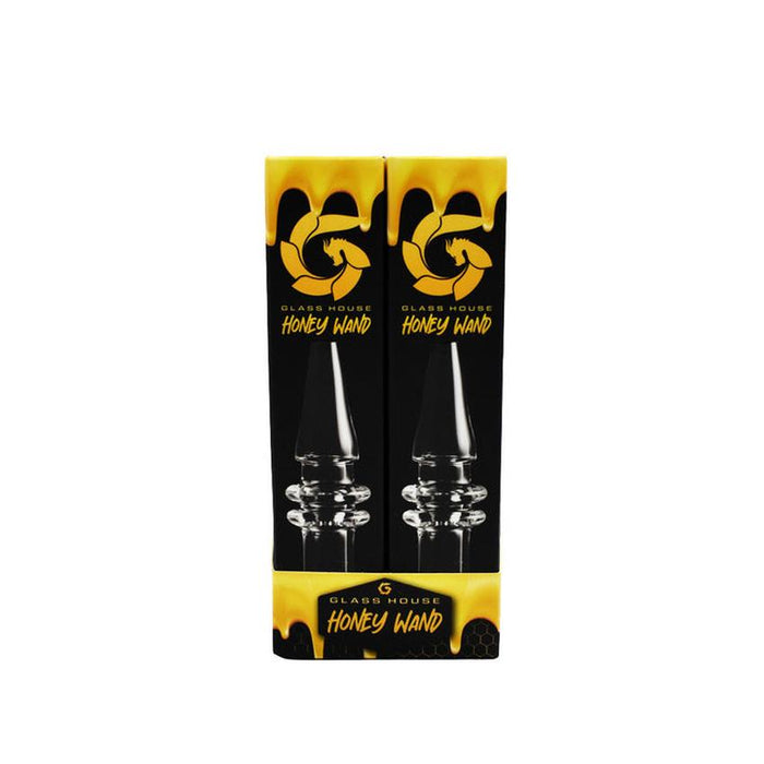5" Quartz Honey Wand Tip Glass Dab Straw - (Various Counts)-Hand Pipes, Rigs, & Bubblers