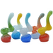 5" Triple Fade Bubbler -Colors May Vary - (1 Count)-Hand Pipes, Rigs, & Bubblers