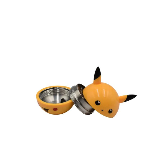 50mm 3 Part Grinder - PikaQiu Design - (6 Count Display)-Grinders