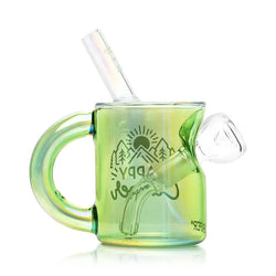 5.5” Hemper Happy Camper Campfire Mug Bong - (1 Count)-Hand Pipes, Rigs, & Bubblers