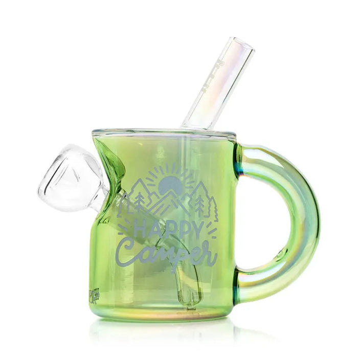 5.5” Hemper Happy Camper Campfire Mug Bong - (1 Count)-Hand Pipes, Rigs, & Bubblers