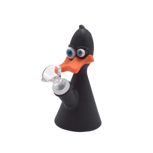 5.75" Silicone Duck Water Pipe - (1 Count)-Hand Pipes, Rigs, & Bubblers