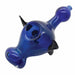 6" Artistic Design Glass Bull Hand Pipe - (1, 5, or 10 Count)-Silicone Hand Pipe