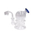 6" Bent Neck Globe Bubble Banger Hanger Rig - (1 Count)-Hand Pipes, Rigs, & Bubblers
