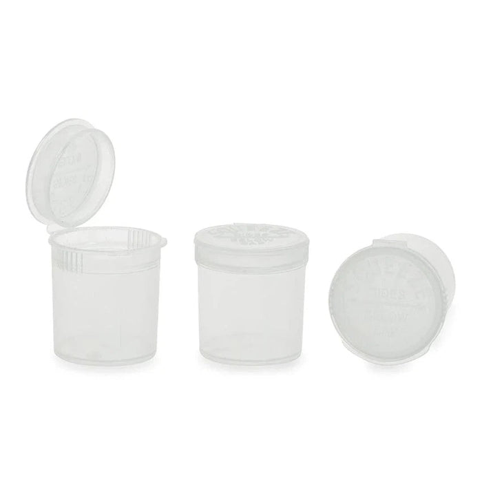 6 Dram Pop Top Vial - Clear - Child Resistant (600 Count)-Pop Top Vials