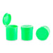 6 Dram Pop Top Vial - Green - Child Resistant (600 Count)-Pop Top Vials