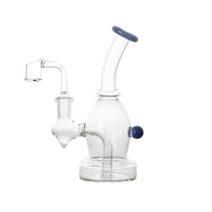 6" Glass Water Bong- Color May Vary - (1 Count)-Hand Pipes, Rigs, & Bubblers