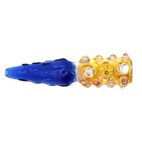6" Pineapple Glass Pipe - Design May Vary - (1 Count)-Hand Glass, Rigs, & Bubblers